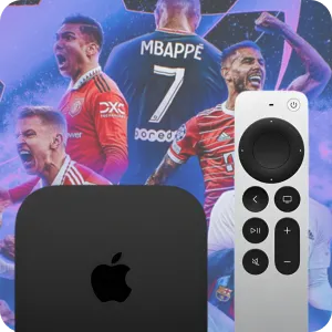 IPTV Nordic fungerar på Apple TV, iPhone och iPad med premium kvalitet